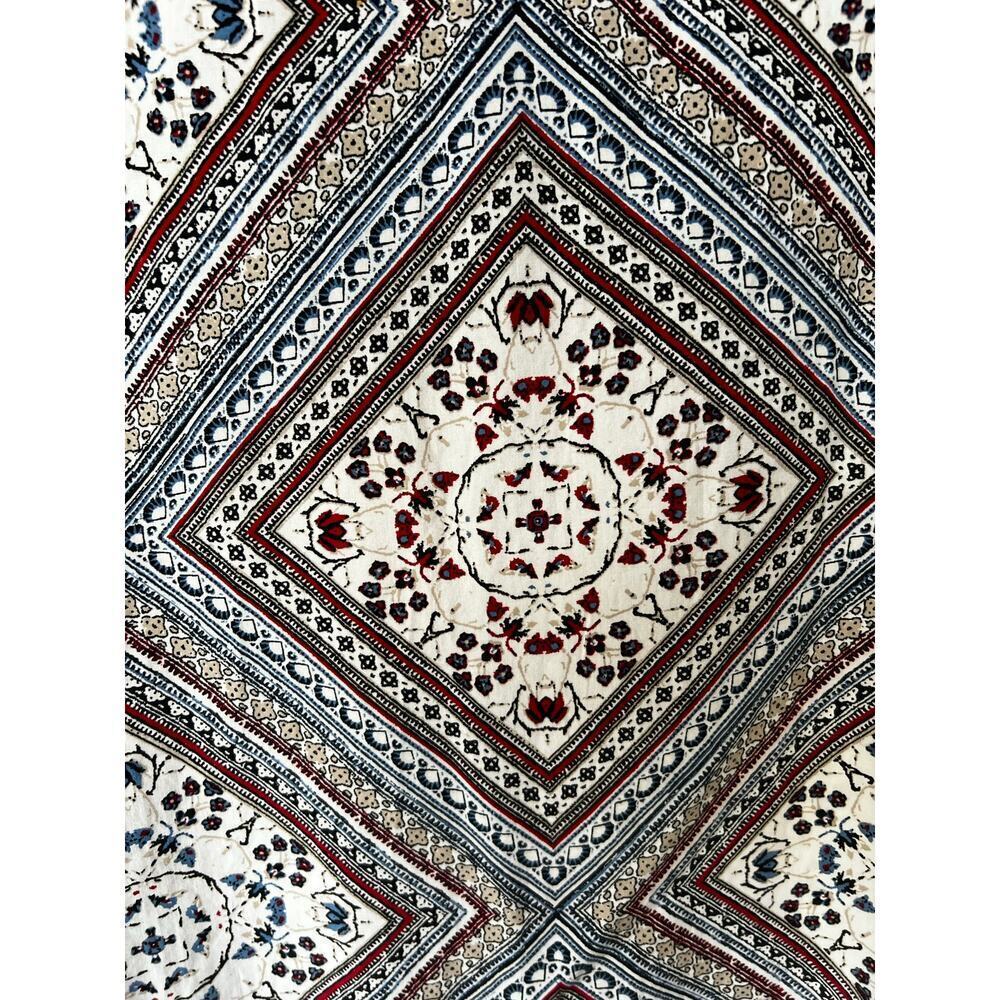 J.Jill handkerchief patchwork pattern back button… - image 8